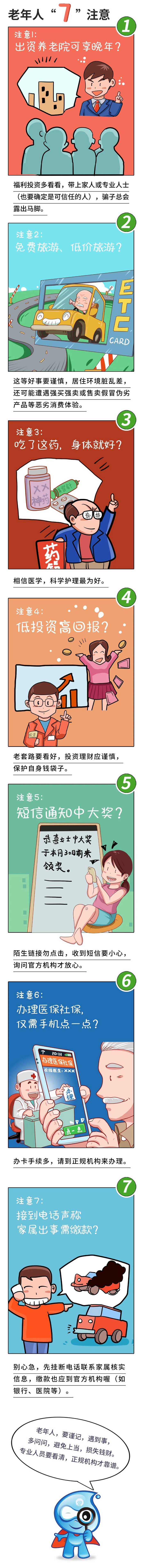 【金融知識普及】老年人“七”注意
