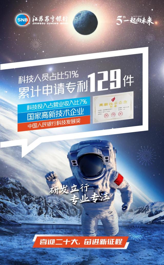 江蘇蘇寧銀行：五年奮進做普惠 建功金融新征程