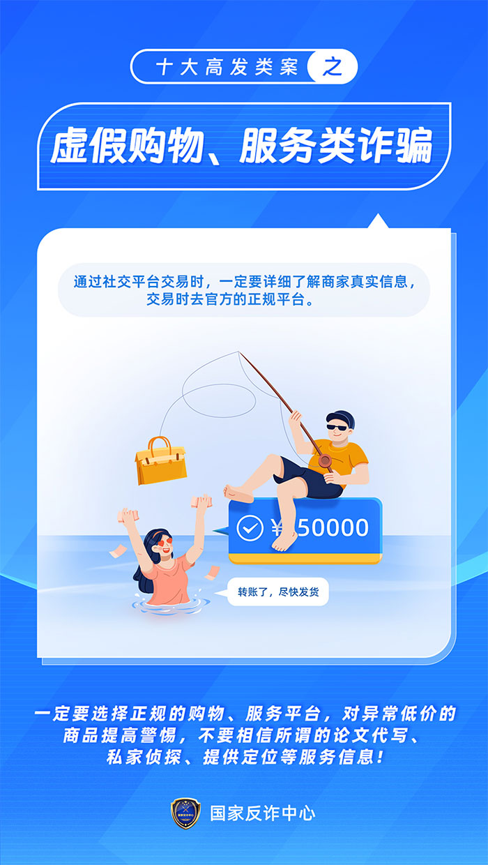 反詐海報-07-虛假購物、服務類詐騙